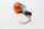 Blinker Chrom Gehäuse orange Glas universal Rund Classic Triumph universell