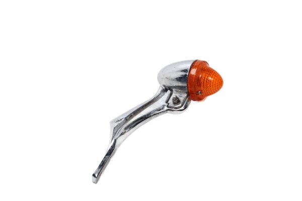 Vintage universal chrome-plated orange indicator light Triumph universell