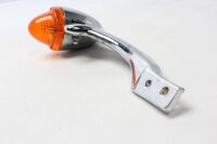 Vintage universal chrome-plated orange indicator light Triumph universell