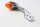 Vintage universal chrome-plated orange indicator light Triumph universell
