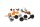 Indicator housing, bulb holder, lenses, universal set, orange Triumph universell