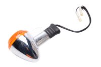 Chromblinker orange Universalblinker Blinkergehäuse Triumph universell