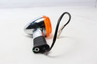 Indicator chrome housing orange glass universal round classic Triumph universell