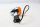 Indicator chrome housing orange glass universal round classic Triumph universell