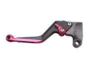 Adjustable clutch lever, red/black, short, universal grip Triumph universell