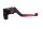 Adjustable clutch lever, red/black, short, universal grip Triumph universell
