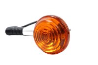 Verchroomde knipperlichtbehuizing, oranje lens, universeel voor motorfietsen Triumph universell