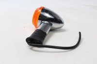 Verchroomde knipperlichtbehuizing, oranje lens, universeel voor motorfietsen Triumph universell