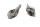 Passenger footrest set, rear left and right, non-slip, ribbed Triumph Unbekannt
