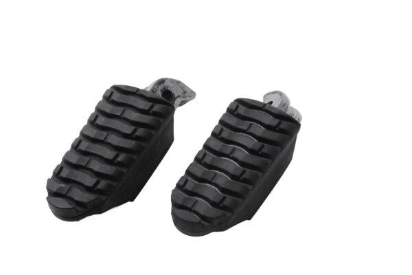 Front footrests, left and right, rider footrest mount, rubber Triumph Unbekannt
