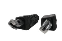 Front footrests, left and right, rider footrest mount, rubber Triumph Unbekannt