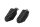 Front footrests, left and right, rider footrest mount, rubber Triumph Unbekannt
