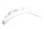 Side panel, left front, white Ducati 848 848 Evo 13-13