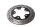 Bremsscheibe hinten gelocht Bremsanlage rund Suzuki GSF 1200 Bandit WVA9 01-05