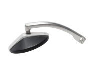 Rearview mirror, aluminum, round, handlebar mount, left Triumph Unbekannt