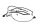 Brake line set, front master cylinder Kawasaki Zephyr 1100 ZRT10A 92-95