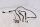 Brake line set, front master cylinder Kawasaki Zephyr 1100 ZRT10A 92-95
