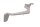 Rear brake lever, foot brake pedal, brake pedal, tread surface (square) Triumph Unbekannt