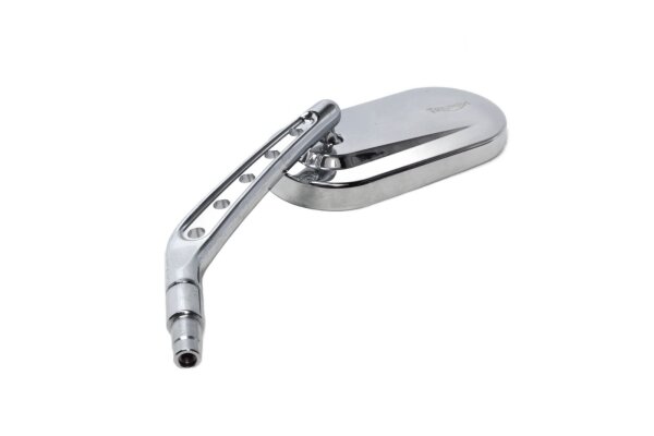 Chrome oval handlebar mount mirror, polished, for motorcycles Triumph Unbekannt