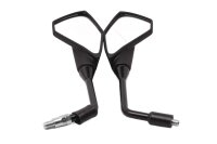 Mirror pair left right rearview mirror square thread...