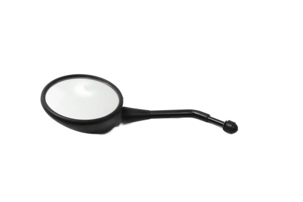 Left oval rearview mirror with threaded arm, black BMW R 1100 R 259 0407 95-01