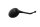 Left oval rearview mirror with threaded arm, black BMW R 1100 R 259 0407 95-01