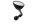 Left oval rearview mirror with threaded arm, black BMW R 1100 R 259 0407 95-01