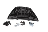 Base plate for top case mount and rear luggage rack attachment Honda universell