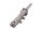 Gamba forcella sinistra, ammortizzatore, stelo, sospensione Suzuki GSF 1200 Bandit WVA9 01-05
