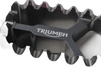 Toothed footrest, Enduro CNC pedal pad, Triumph, coarse toothed Triumph Unbekannt