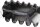 Toothed footrest, Enduro CNC pedal pad, Triumph, coarse toothed Triumph Unbekannt