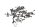 Skruvsats ram ställskruvar fästande BMW R 1200 GS K25 0307 R12 04-07