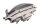 Support de phare avant Honda CBR 1100 XX Blackbird SC35 97-98