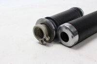 Handtagsset krom svart vänster höger Kawasaki Zephyr 1100 ZRT10A 92-95