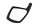Right-hand mirror, rearview mirror, exterior mirror housing, handlebar mount Triumph Unbekannt