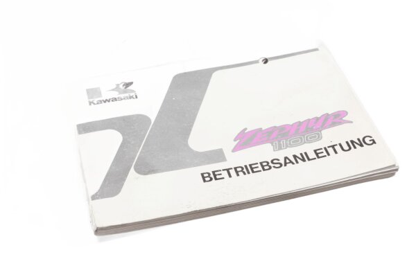 Bruksanvisning, manual, användarmanual Kawasaki Zephyr 1100 ZRT10A 92-95