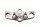 Upper fork bridge handlebar clamps Suzuki GSF 1200 Bandit WVA9 01-05