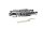 Rear chrome strut pair, left and right, tension strut Harley Davidson universell