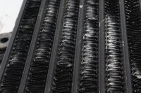 Oliekoeler, radiator, olieleiding, motorkoeling, deuken Kawasaki Zephyr 1100 ZRT10A 92-95