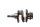 Crankshaft, engine shaft, rotating shaft, drive BMW R 1200 GS K25 0307 R12 04-07