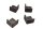 Battery box, rubber pads, fuse box Ducati 906 Paso ZDM906 89-92
