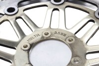 Front left drilled brake disc Honda VTR 1000 F Fire Storm SC36 97-06