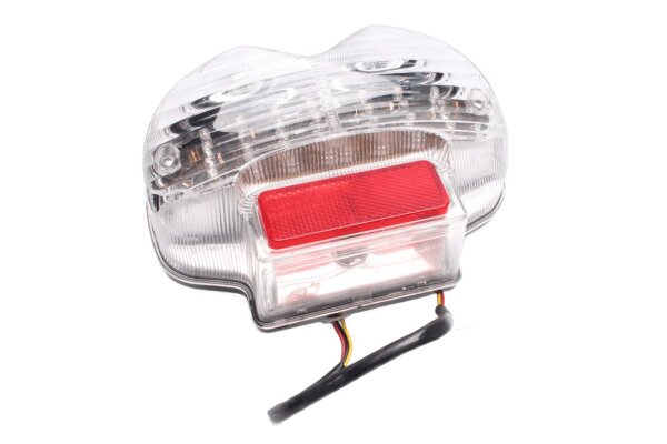 LED bakljus bromsljusreflektor klar röd Suzuki GSF 1200 Bandit WVA9 01-05