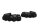 Footrest rubber set, pedal pad set, replacement profile, ribbed Triumph Unbekannt