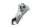 Left footrest assembly, bracket, clamp Ducati Multistrada 620 ZDMA103AA 05-07