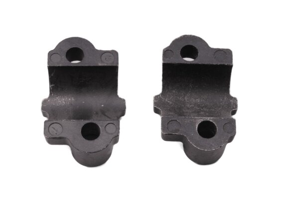 Handlebar clamps, fork bridge, left and right, clamping block, universal Triumph universell