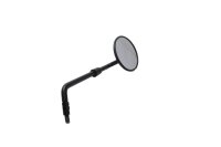 Round black mirror, right handlebar mirror arm Triumph...