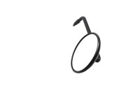 Round black mirror, right handlebar mirror arm Triumph...