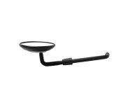 Rétroviseur rond noir, bras de rétroviseur de guidon droit Triumph Bonneville 900 T100 15-15