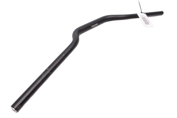 Zwart stuur, buisdiameter 22 mm, gebogen, universele bevestiging Triumph universell